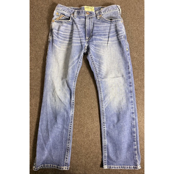 Ariat Other - Ariat M5 Straight Leg Jeans Mens 34x32 Dark Wash Denim Workwear Blue